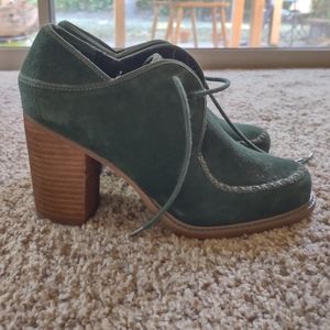 Green Heeled Boots
